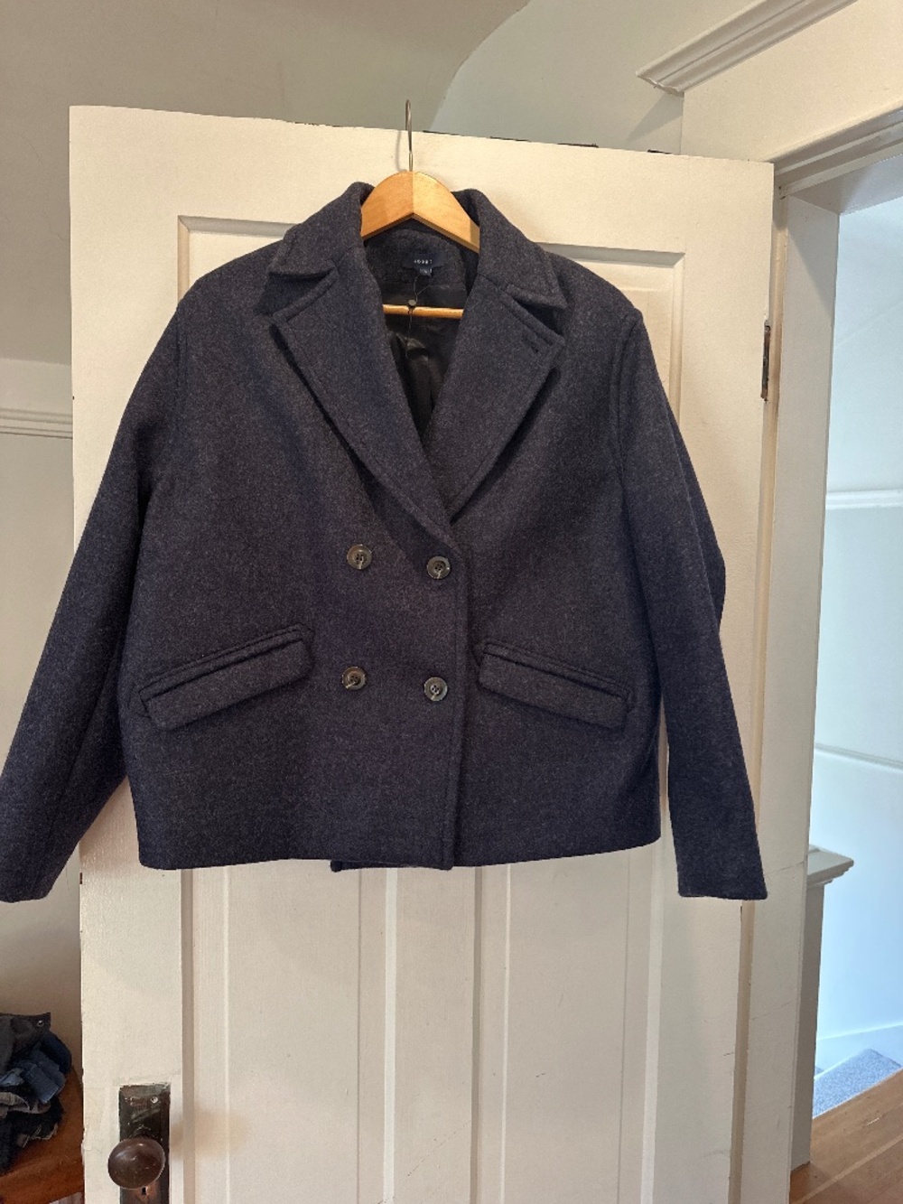 Soeur Navy wool coat.